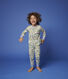 Kinderpyjama aus Baumwolle mit Dschungelmotiv für Jungen