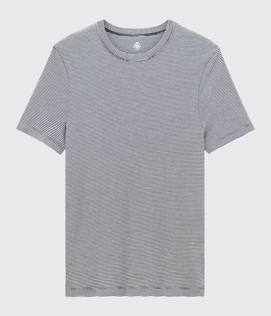 Kurzärmliges T-Shirt blau SMOKING/weiss MARSHMALLOW