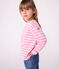 Kinder-Streifenshirt "Marinière" aus Baumwolle rosa BOUDOIR/ MILK