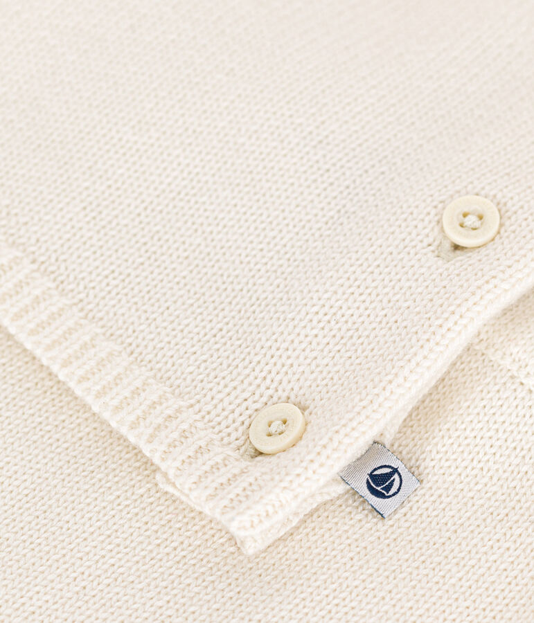 2er-Set aus Woll- und Baumwoll-Strick mit Herzmotiv f&uuml;r Babys weiss/rot