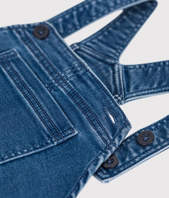 Kinder-Latzkleid aus Denim für Mädchen blau BLEU DELAVE