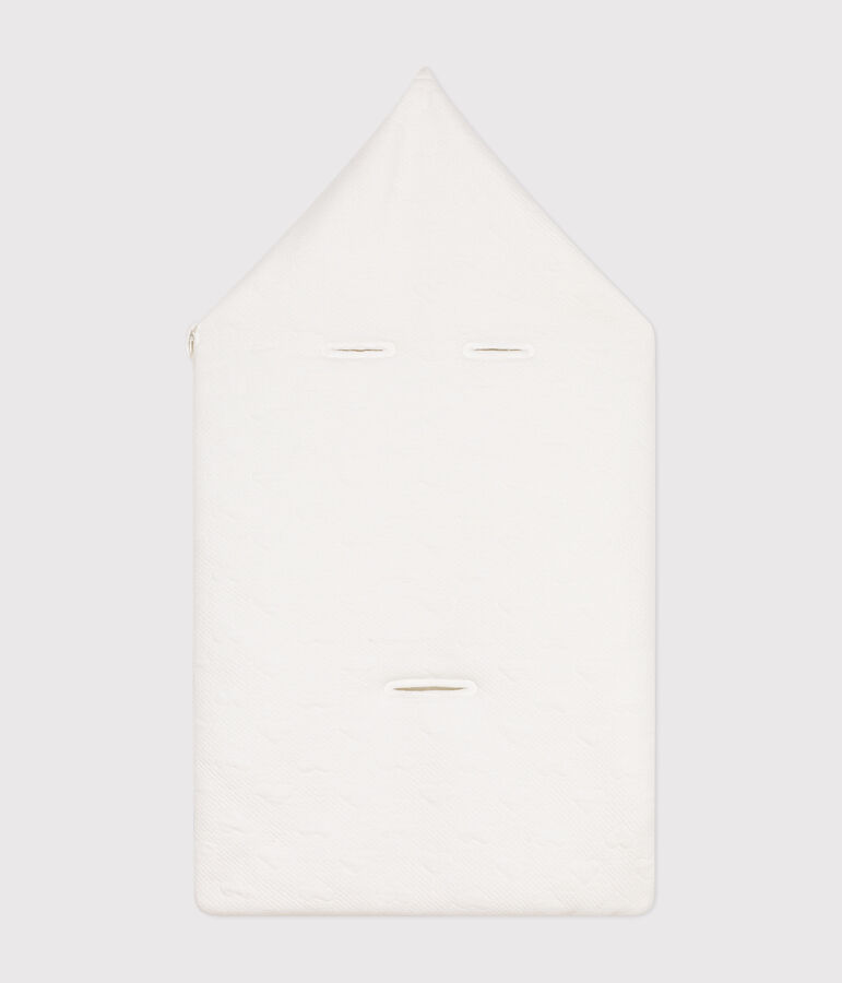 Engelsnest aus Doppeljersey f&uuml;r Babys weiss