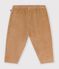 Baby-Hose aus einfarbigem Fein-Cord LATTE