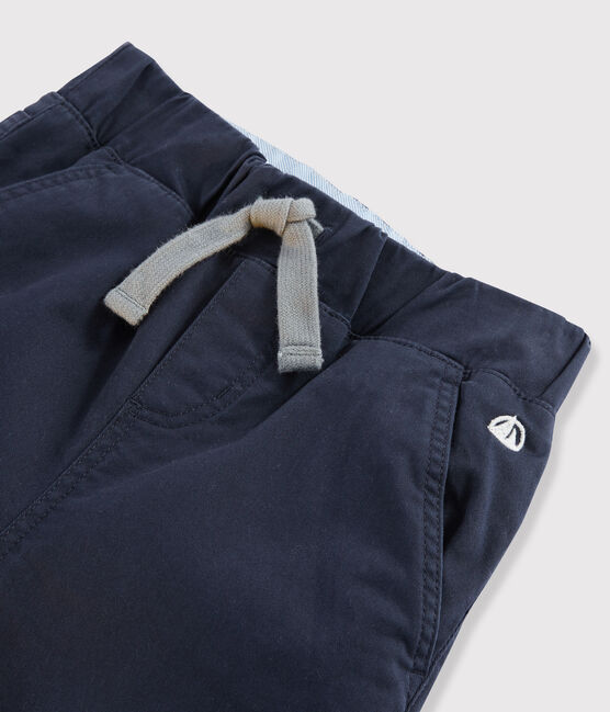 Warme Kinderhose für Jungen blau SMOKING