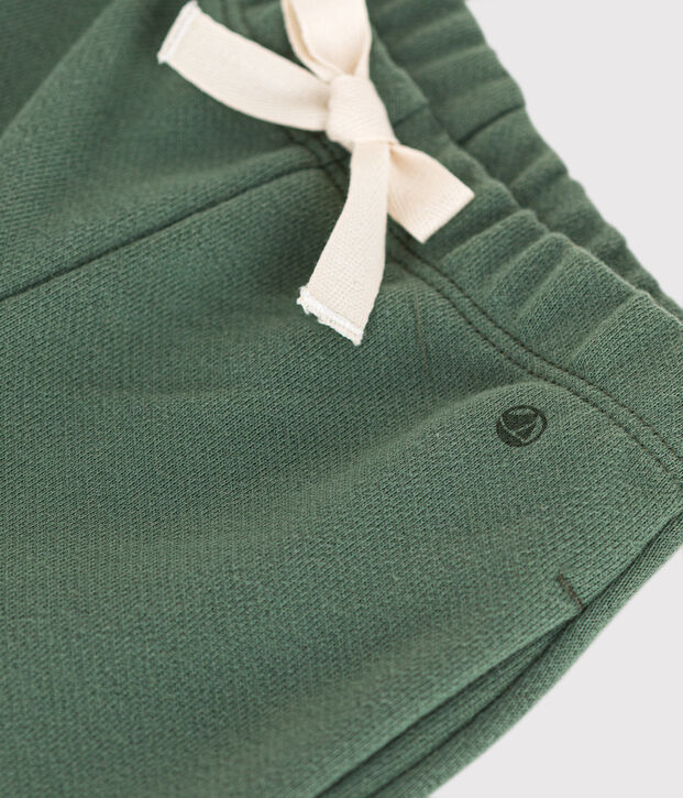 Baby-Hose aus Molton gr&uuml;n