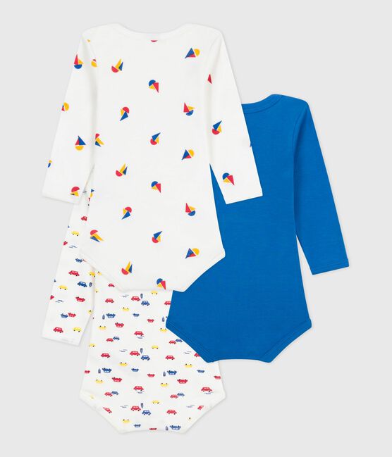 Set langärmeliger Baby-Bodys aus bedruckter Baumwolle variante 1