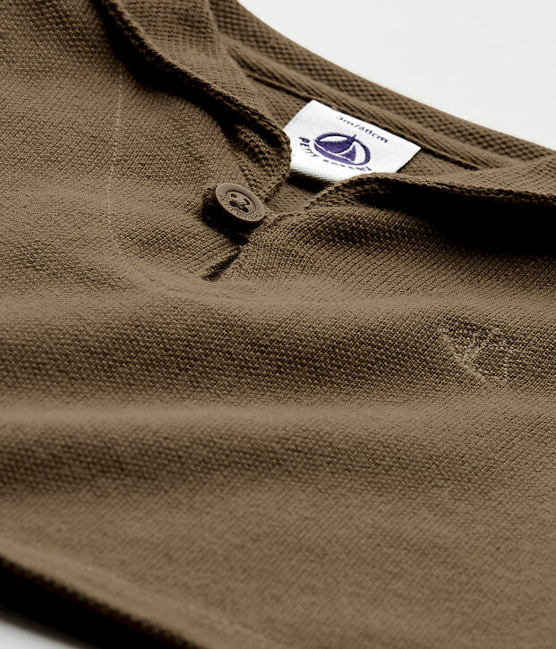 Baby-Jungen-Kurzarmshirt braun