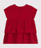 Kurzärmeliges Baby-Kleid rot AURORA