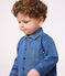 Langer Baby-Overall aus Denim blau DENIM CLAIR