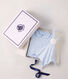 Baby-Geschenkset Overall und Kuscheltier mit Walmotiven