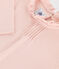 Langärmeliges Kinder-T-Shirt aus Baumwolle für Mädchen rosa SALINE