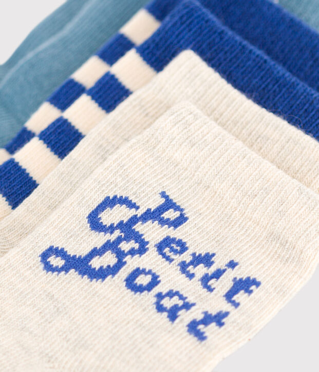 3er-Set Babysocken Petit Boat vielfarbig