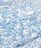 Kurz&auml;rmeliges Kinder-Kleid aus bedruckter Baumwolle blau/blau