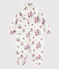 Baby-Fliegerorverall für Mädchen/Jungen weiss MARSHMALLOW/rosa ROSE/ MULTICO