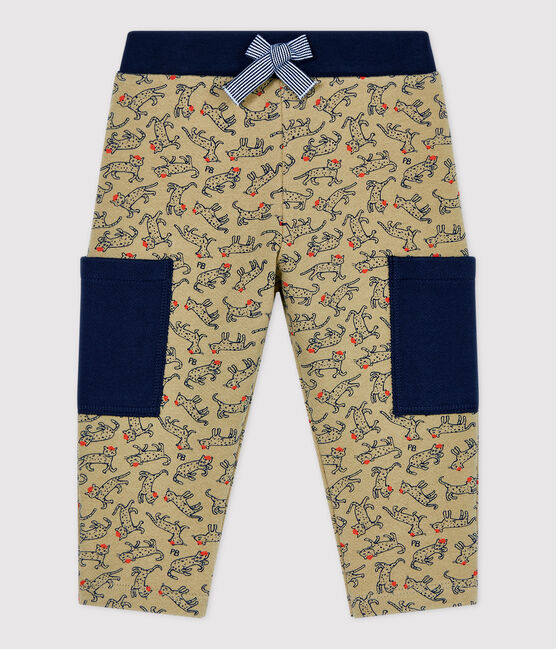 Baby-Hose aus Molton beige JERRYCAN/ MULTICO