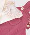 Ensemble salopette et body b&eacute;b&eacute; en coton avec col uni rosa/naturfarben