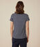 T-Shirt LE DROIT aus Baumwolle mit Rundhalsausschnitt blau SMOKING/weiss MARSHMALLOW