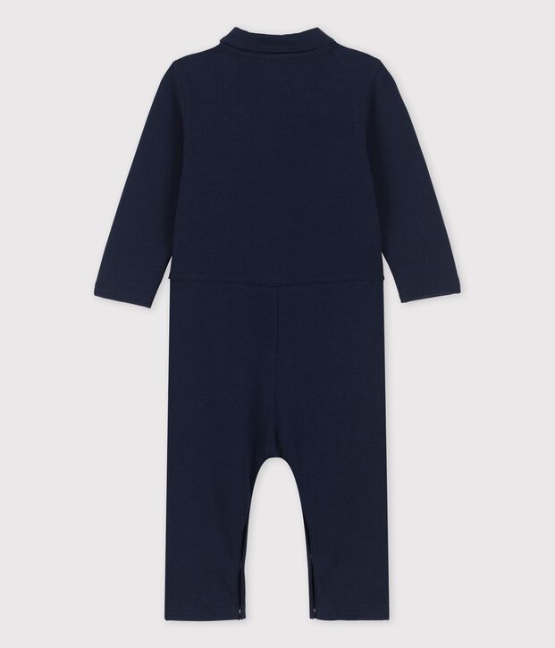 Langer Baby-Overall aus dickem Bio-Jersey SMOKING