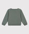 Sweatshirt aus gestepptem Doppeljersey für Kinder/Jungen grün THUYA
