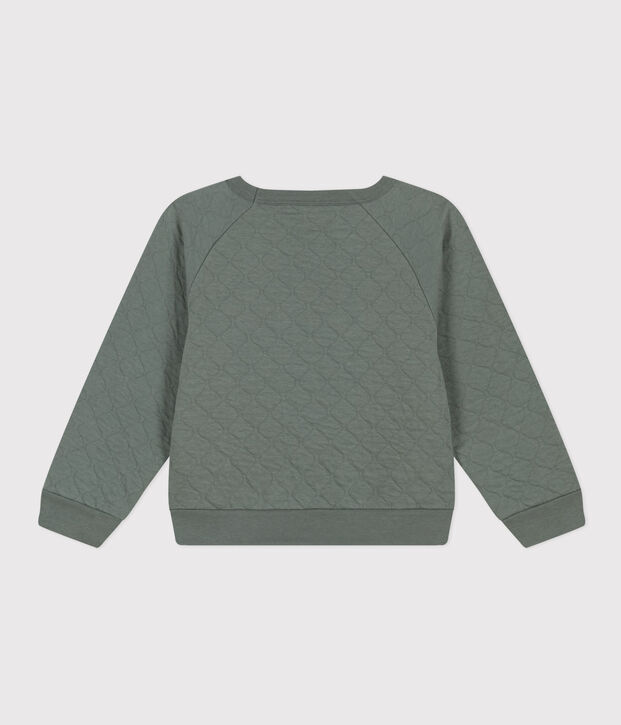 Sweatshirt aus gestepptem Doppeljersey f&uuml;r Kinder/Jungen THUYA