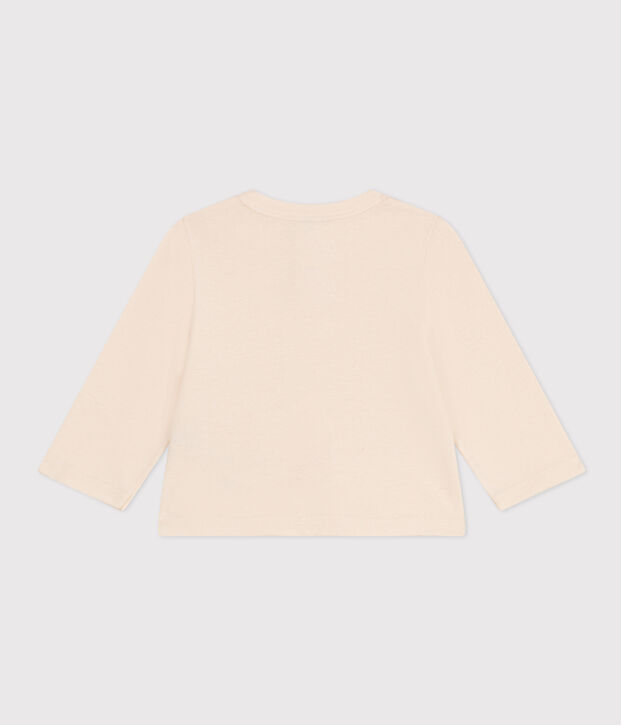 Baby-Cardigan aus Baumwolle naturfarben
