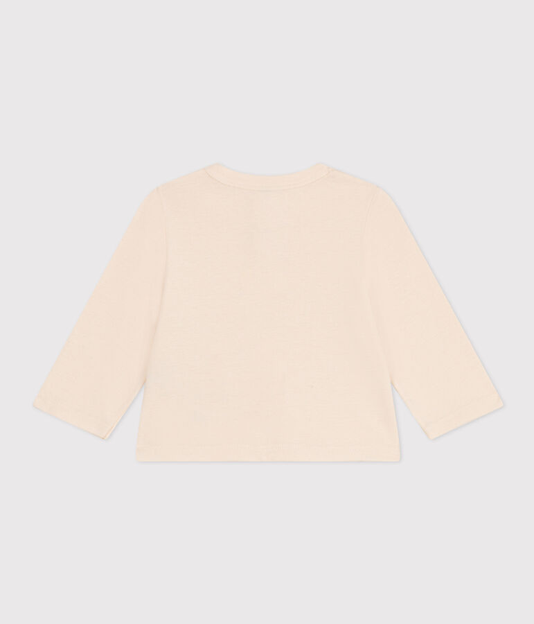 Baby-Cardigan aus Baumwolle naturfarben