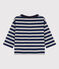 Langärmeliges Baby-T-Shirt aus Baumwolle blau MEDIEVAL/ FUMEE