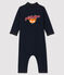 Langer Baby-Overall für Jungen blau SMOKING