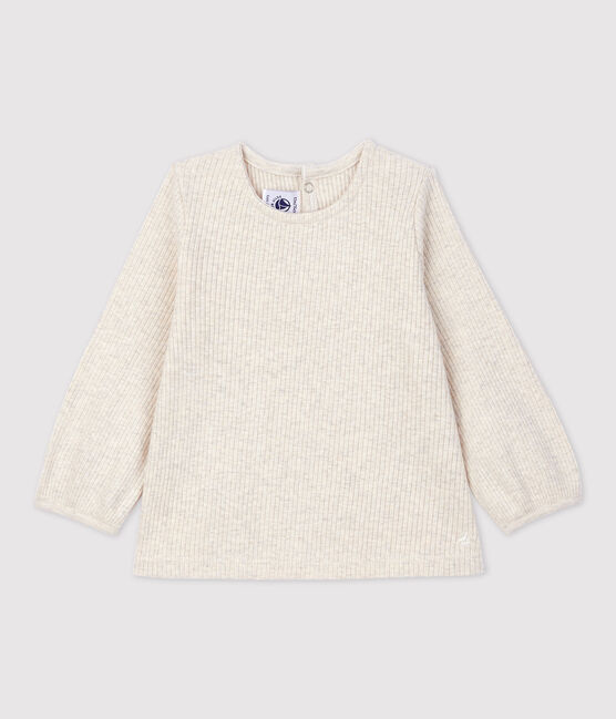 Baby-Bluse aus Baumwolle. beige MONTELIMAR CHINE