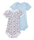 Baby-Jungen-Kurzarmbodys im 2er-Set