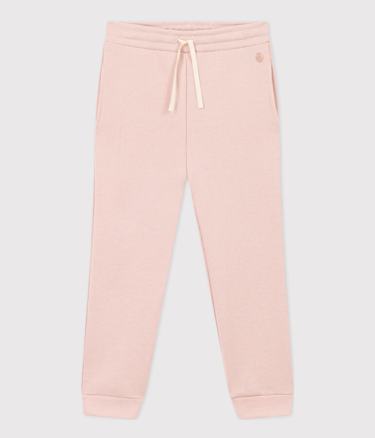 Kinder-Jogginghose aus Molton f&uuml;r M&auml;dchen rosa