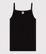 Damen-Tanktop aus einfarbiger Baumwolle