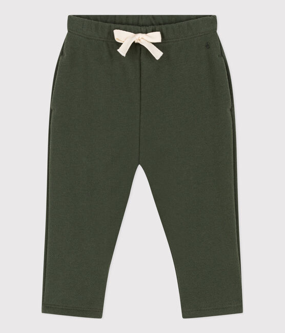 Baby-Hose aus Molton grün AVORIAZ