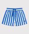 Baby-Badeshorts mit Streifen DELPHINIUM/ MARSHMALLOW