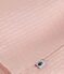 Ärmelloses Baby-Kleid aus gemusterter Baumwolle rosa SALINE