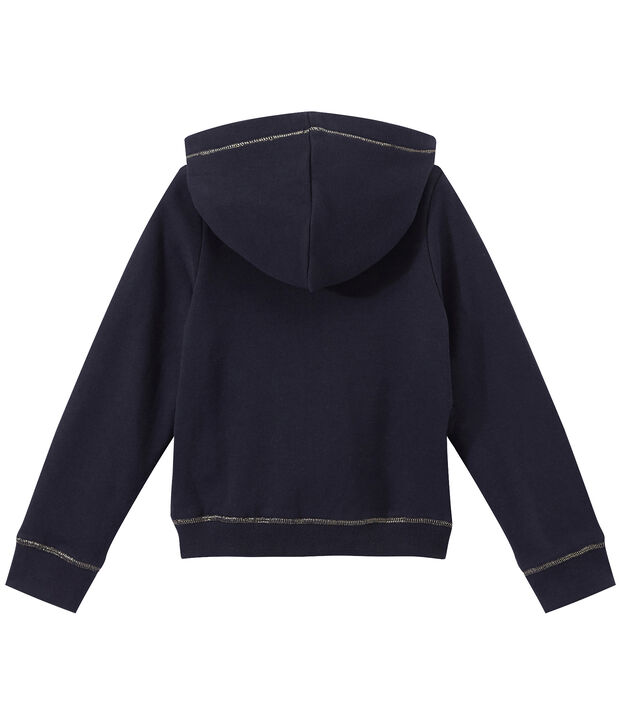 M&auml;dchen-Kapuzensweatjacke blau