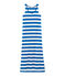 Armelloses kleid damen blau RIYADH/weiss MARSHMALLOW