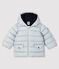 Gesteppter Baby-Anorak für Jungen grau GRIS CLAIR