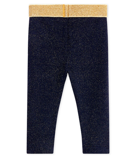 Baby-leggings mit pailletten mädchen blau SMOKING/gelb DORE