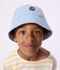 Kinder-Sonnenhut aus Denim blau