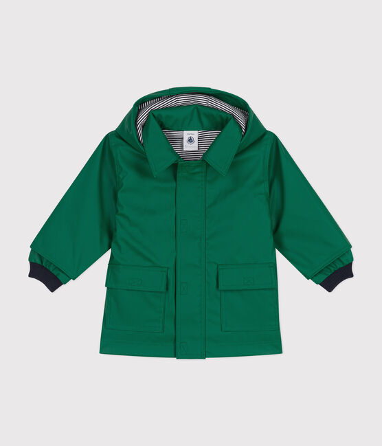 Ikonische Baby-Regenjacke grün JARDIN
