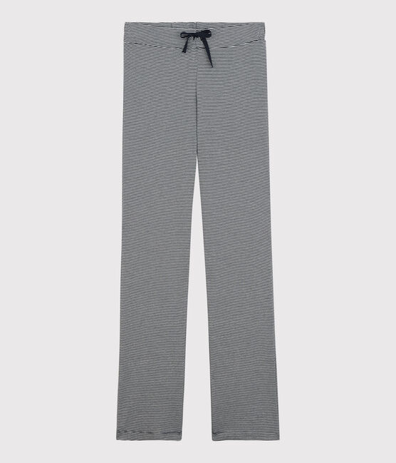 Damenhose aus BIO-Baumwolle blau SMOKING/weiss MARSHMALLOW