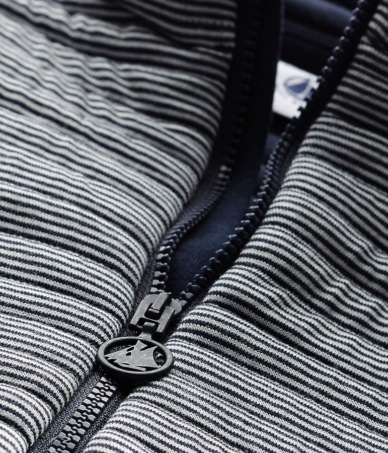 Doudoune sans manches gar&ccedil;on blau/weiss