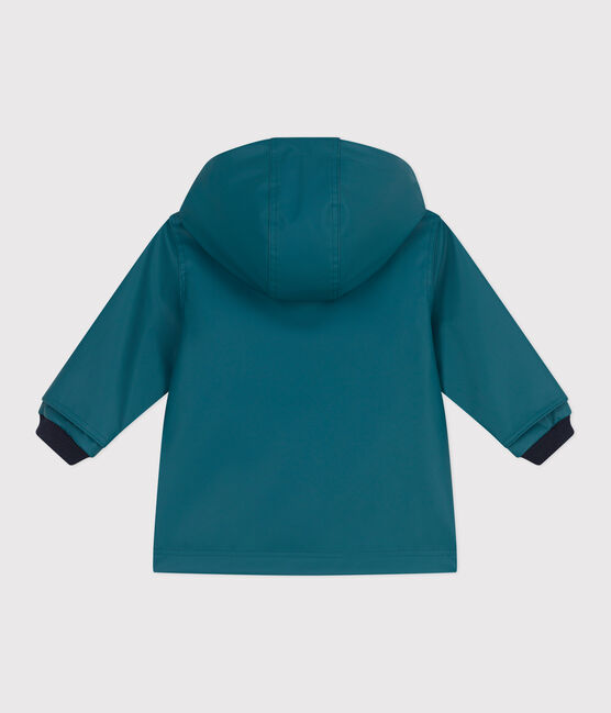 Ikonische Baby-Regenjacke aus wasserabweisendem Stoff grün DRAGONFLY