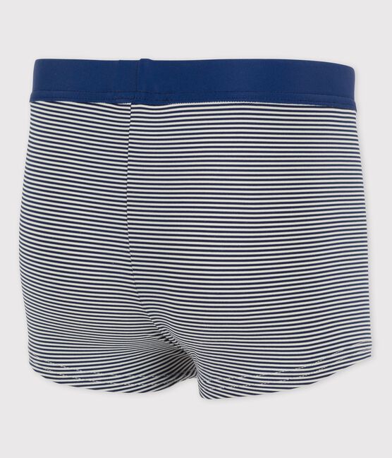 Kinder-Badehose für Jungen blau MEDIEVAL/weiss MARSHMALLOW