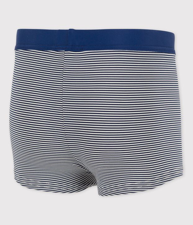 Kinder-Badehose f&uuml;r Jungen blau/weiss
