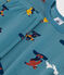 Kinderpyjama aus Baumwolle mit Snowboard-Motiv POLOCHON/ MULTICO