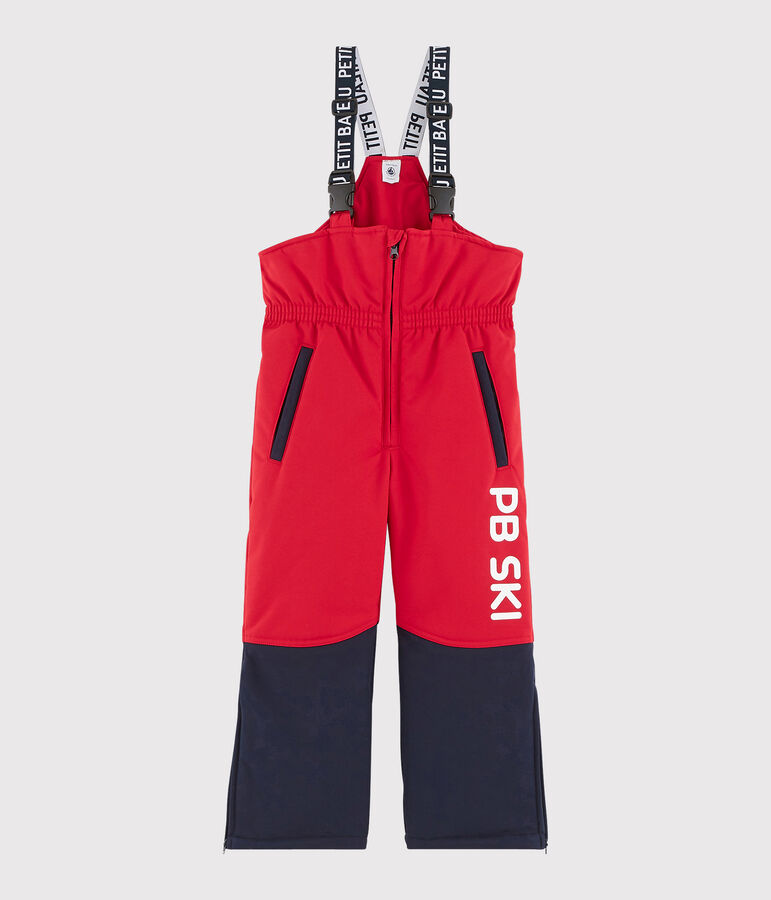 Skihose f&uuml;r Jungen und M&auml;dchen rot/blau