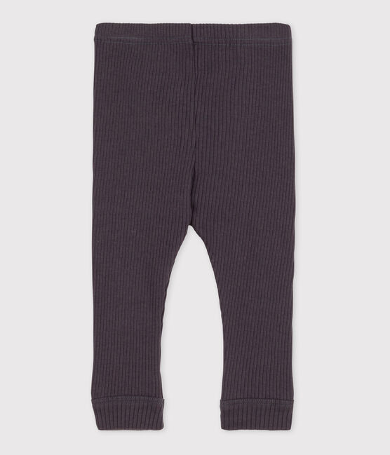 Baby-Leggings aus Rippstrick grau DUMBO
