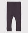 Baby-Leggings aus Rippstrick grau DUMBO